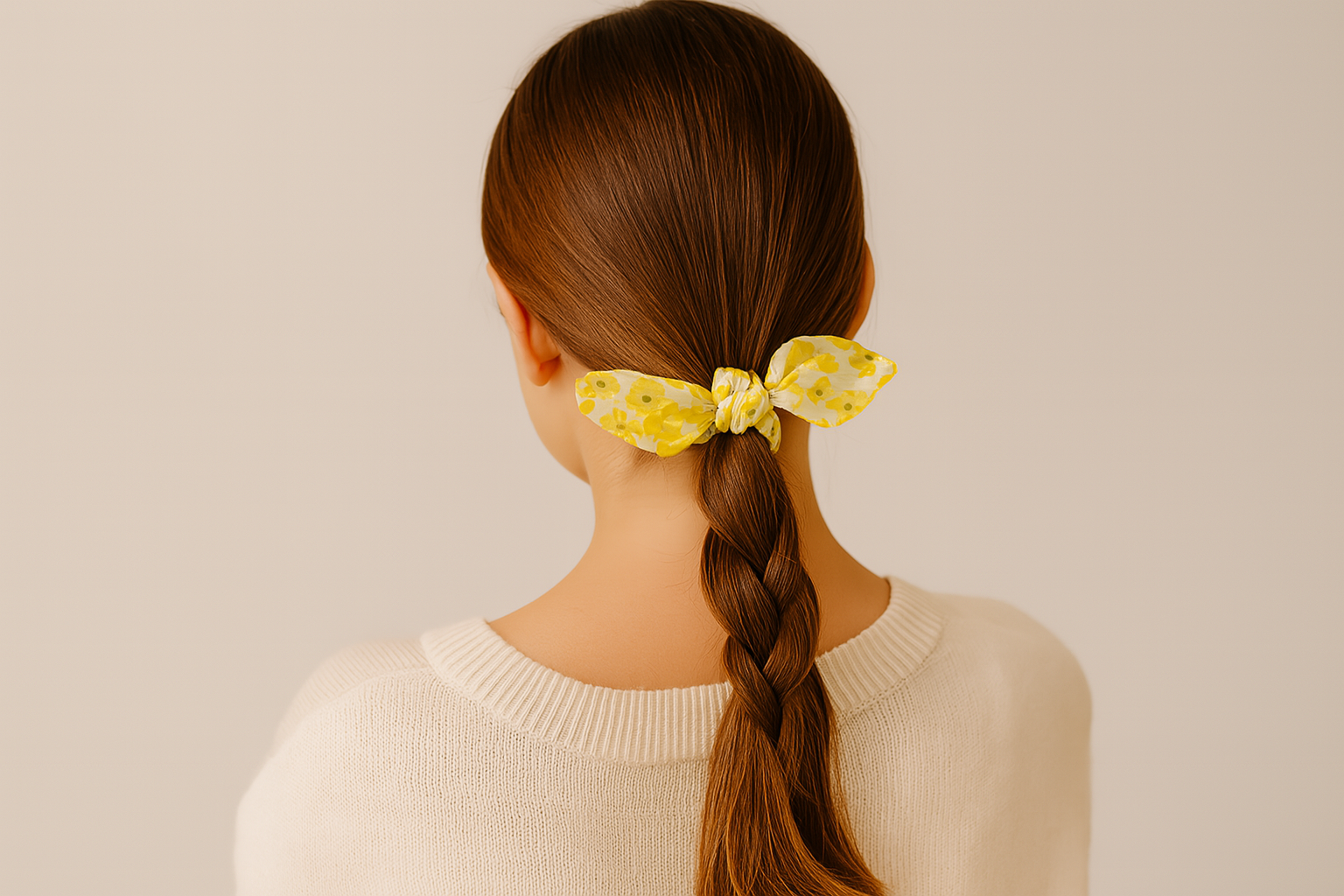 Hair tie and scrunchie