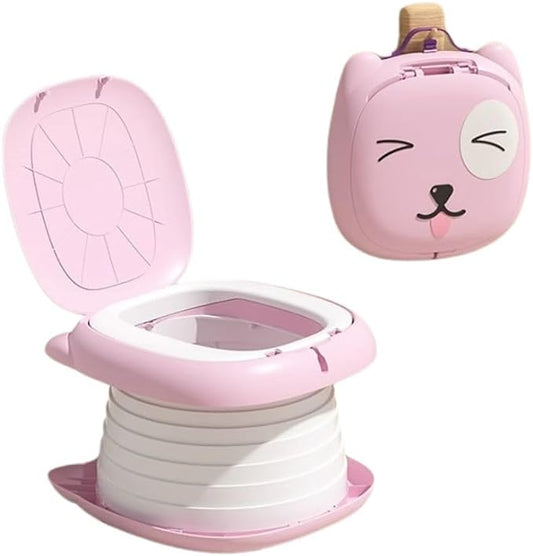 Pink 3-in-1 Portable Travel Potty