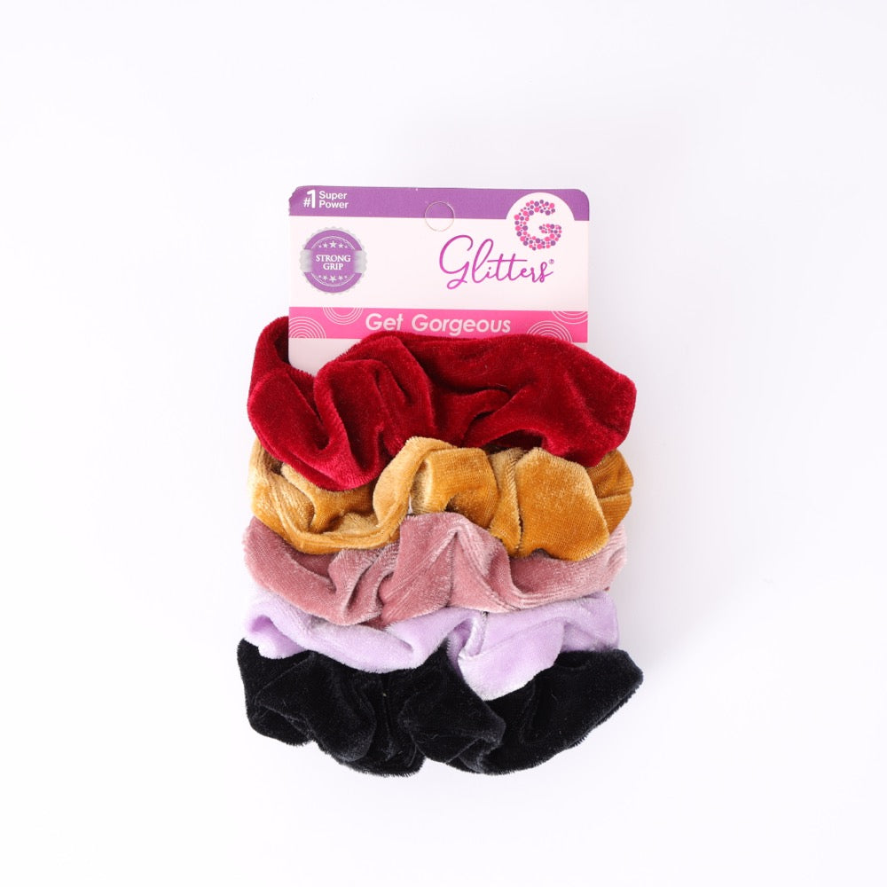 Velvet Jumbo Scrunchies
