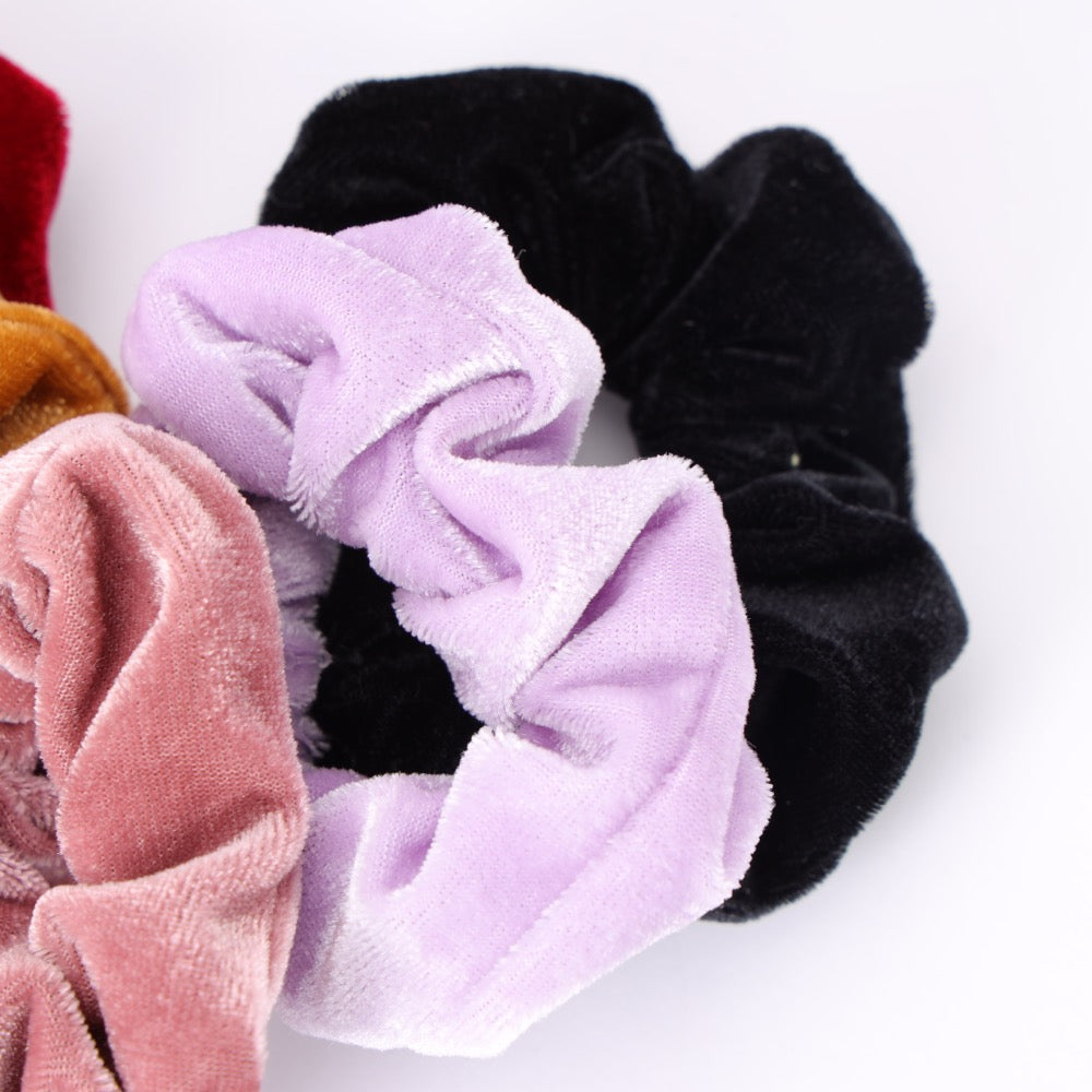 Velvet Jumbo Scrunchies