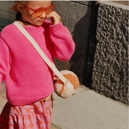 Furry Mini Crossbody Ball Bag