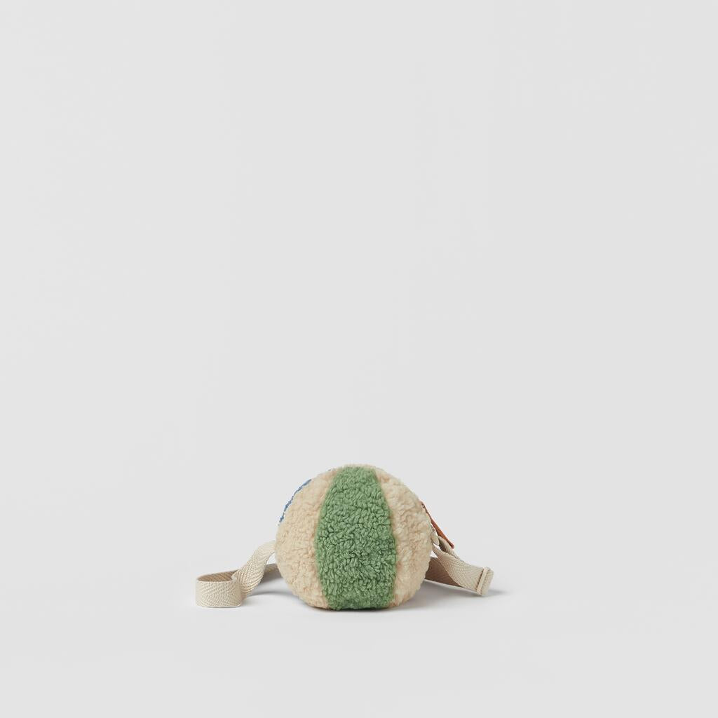 Furry Mini Crossbody Ball Bag