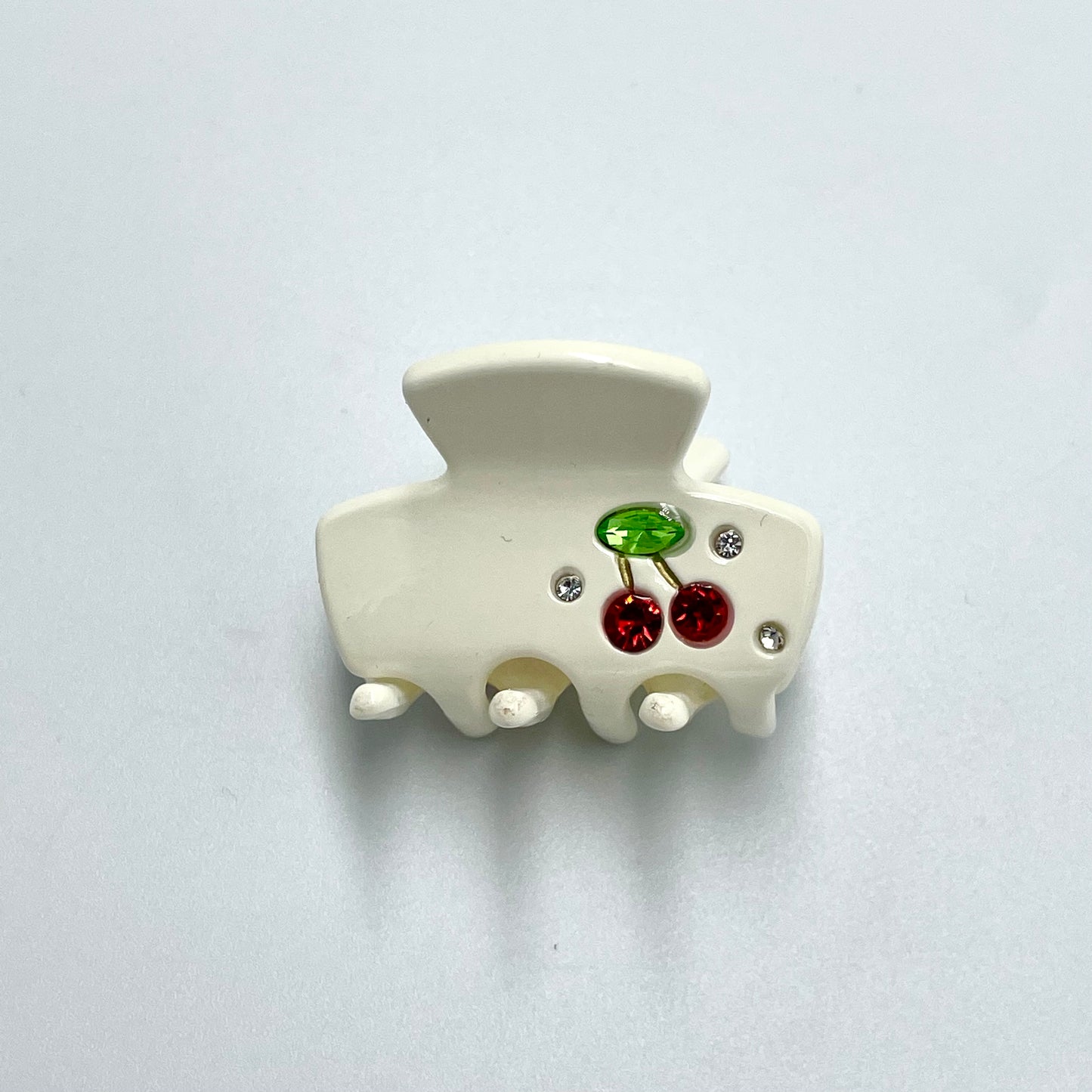 Cherry Gemstone Claw Clip