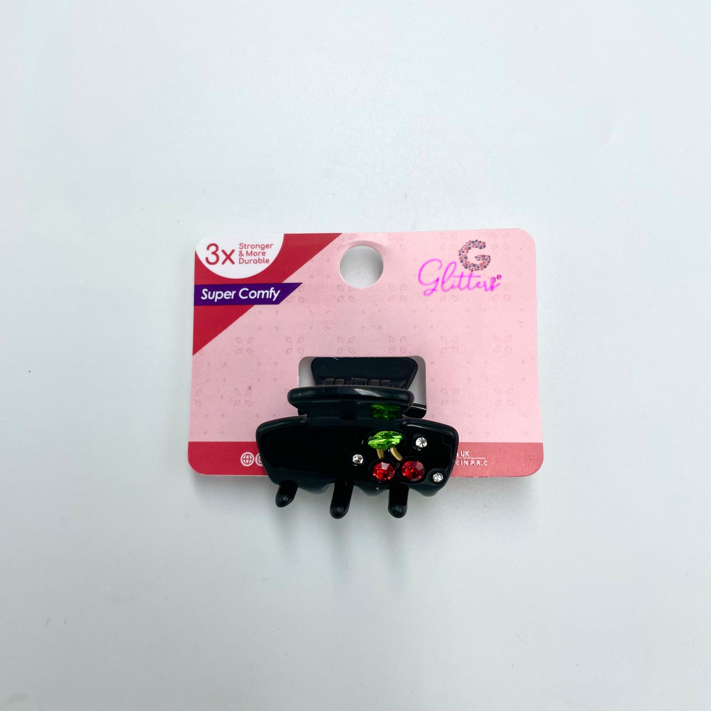 Cherry Gemstone Claw Clip
