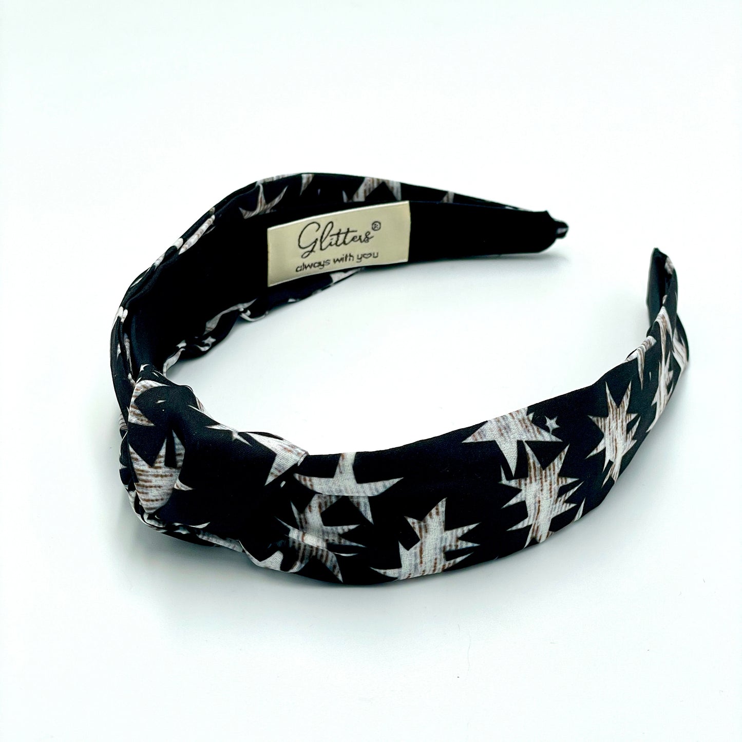 Black Stars Knot Hairband