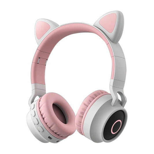 Grey Cat Ear Headphones