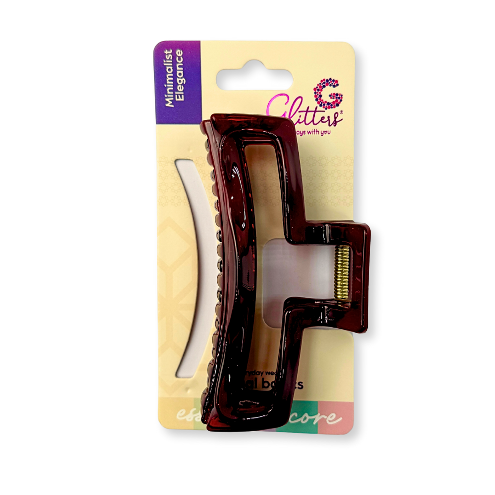 Hollow Rectangle Claw Clip
