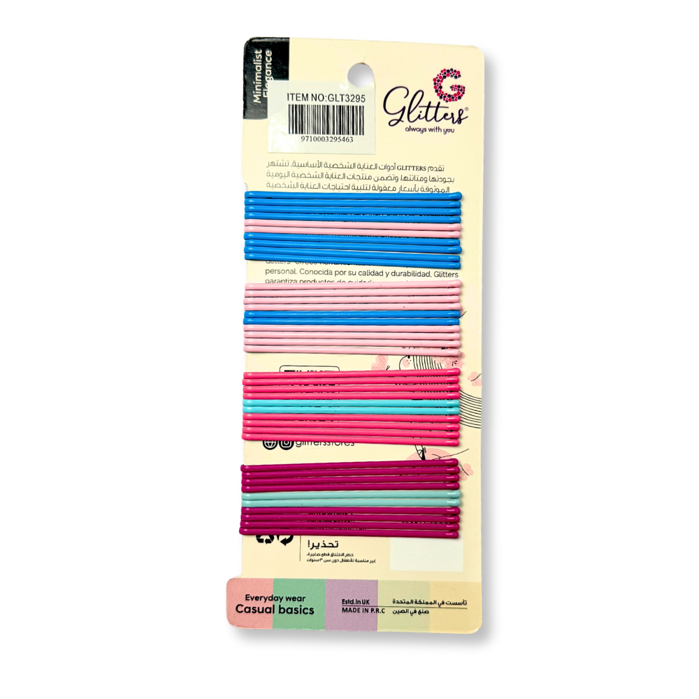 40pcs Multicolor Hairpin Set