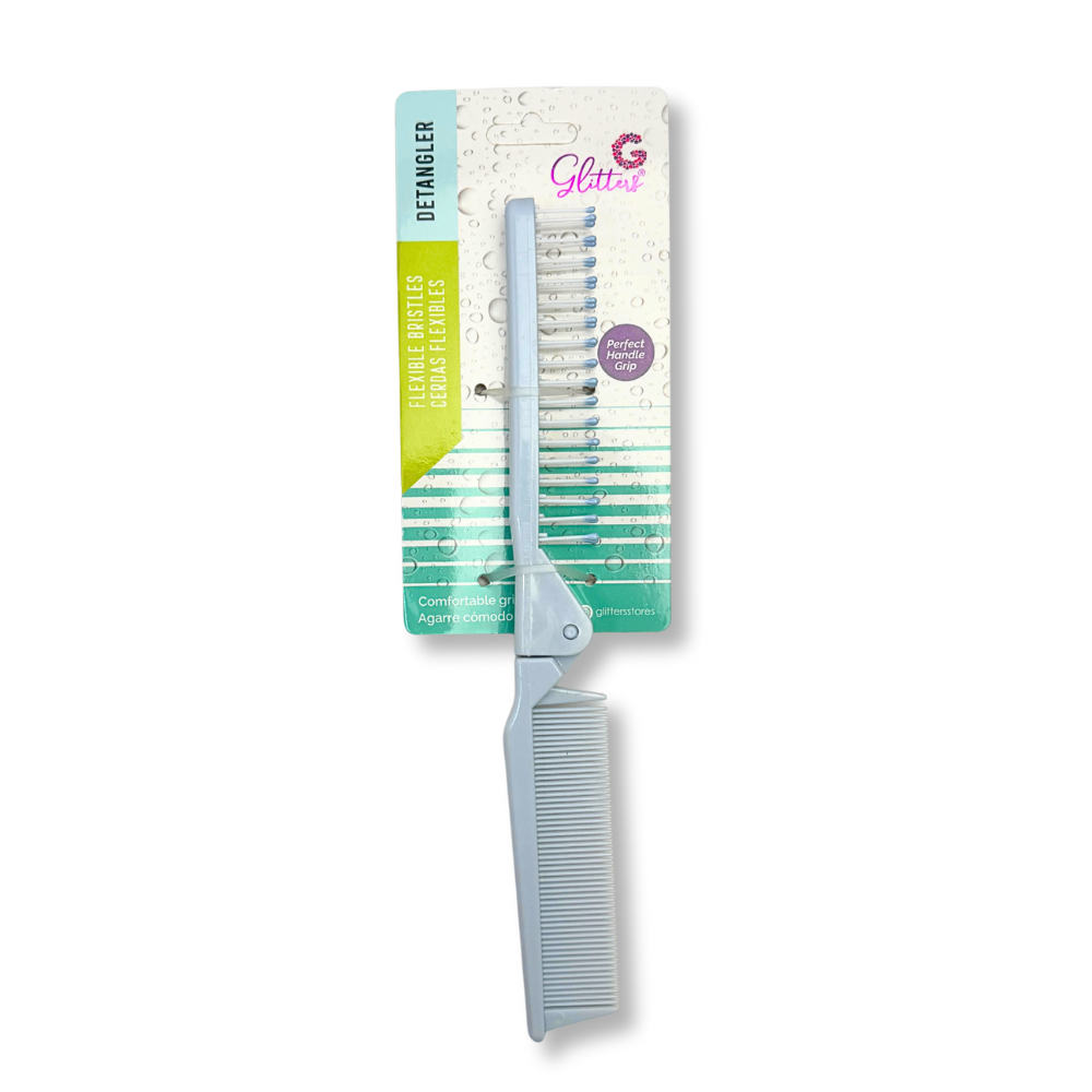 Foldable Twin Bristle Comb