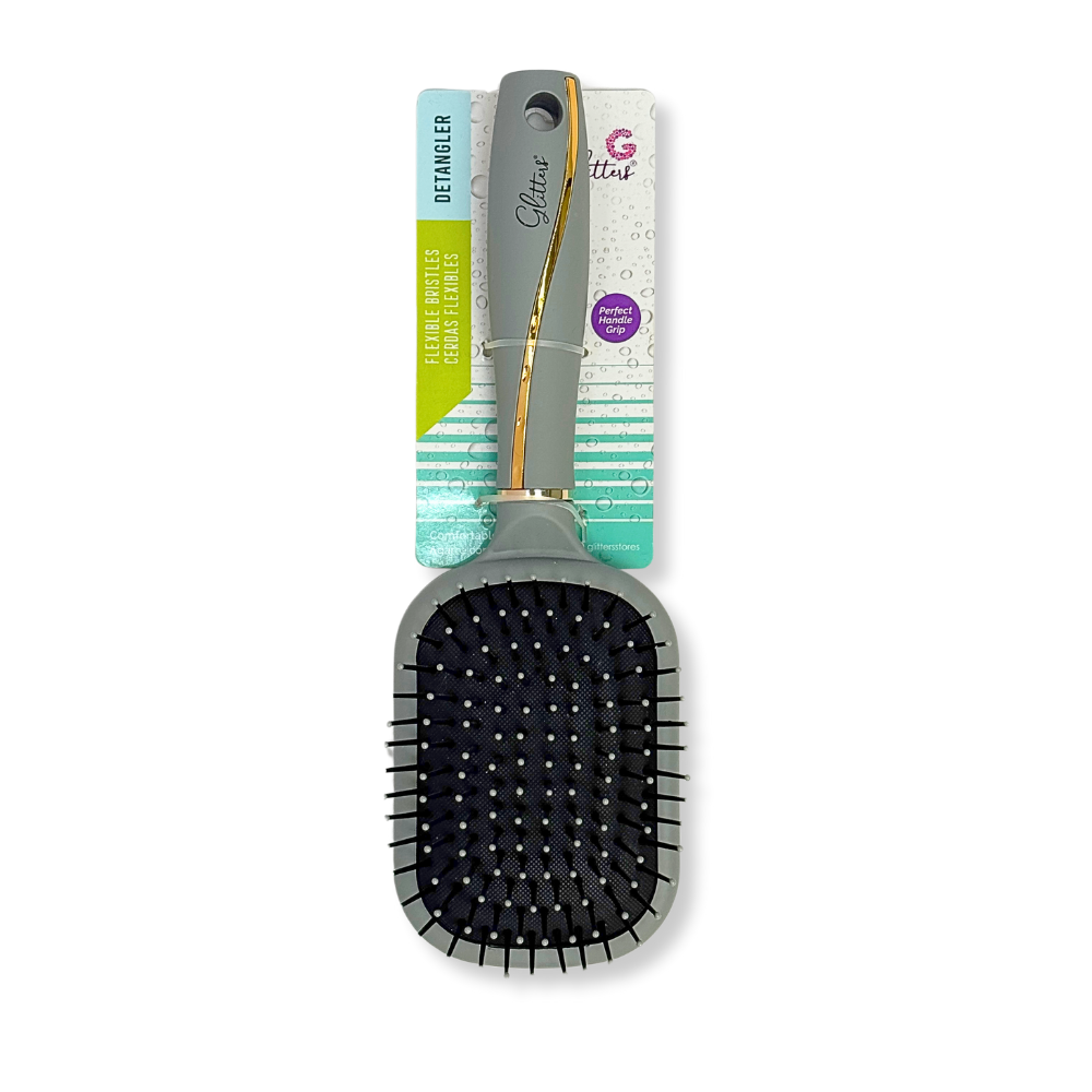 Rectangle Sleek Gold Paddle brush
