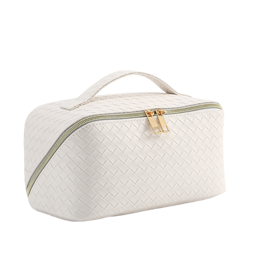 Quilted Travel Makeup Pouch