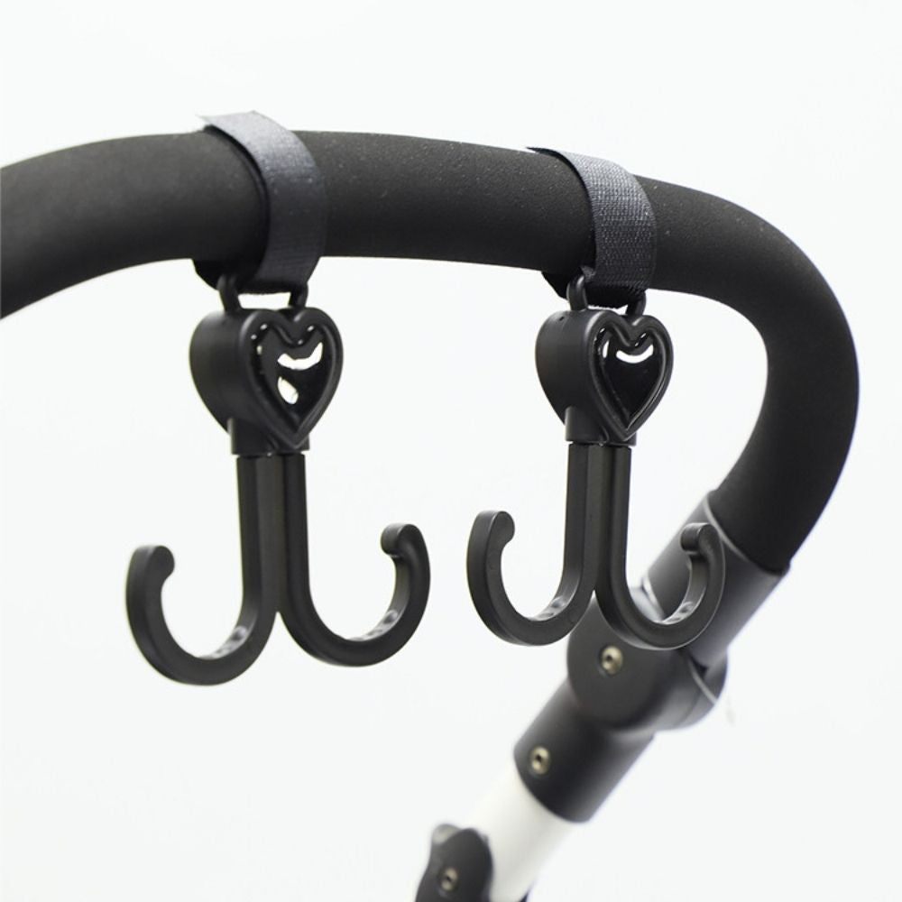 2 Heartfelt Stroller Hooks