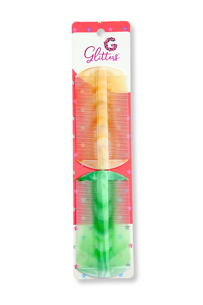Double Sided Gradient Nit Comb, 2pcs