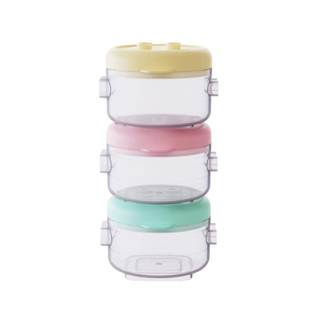 Stackable Milk Powder storage 120mL x3 (360mL)
