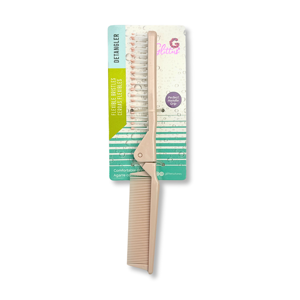 Foldable Twin Bristle Comb