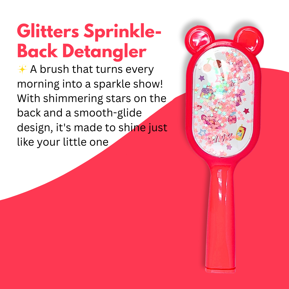 Bunny Sprinkle Hairbrush