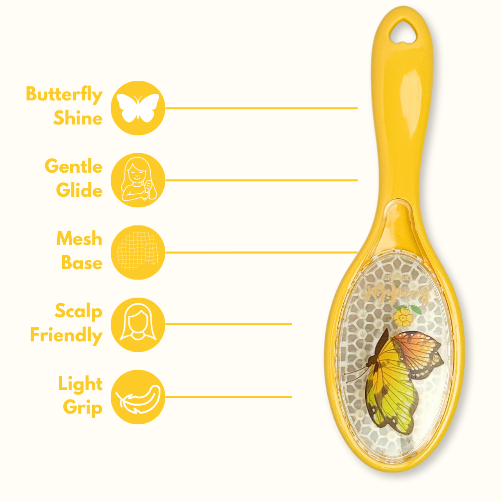 Butterfly Mesh HairBrush