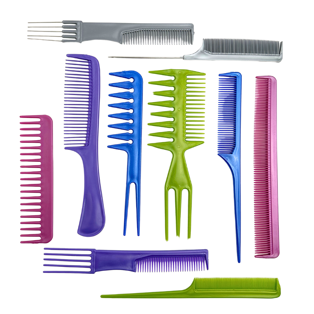 10pcs Hair Comb Set