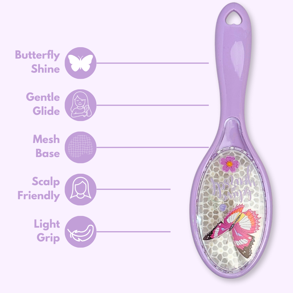 Butterfly Mesh HairBrush