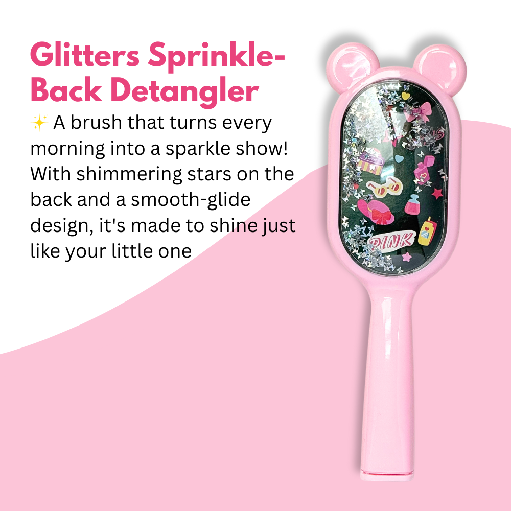 Bunny Sprinkle Hairbrush