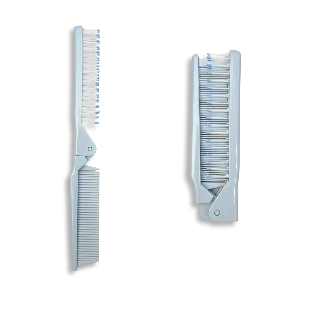 Foldable Twin Bristle Comb