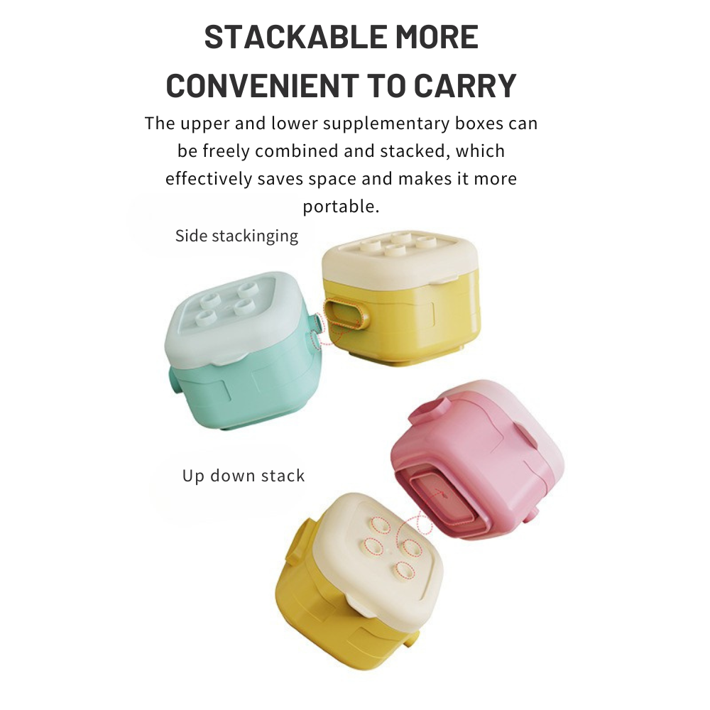 Stackable Milk Powder storage 120mL x4 (480mL)