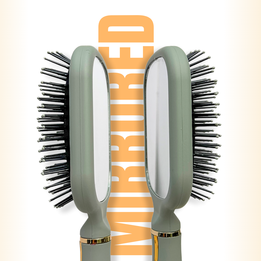 Rectangle Sleek Gold Paddle brush