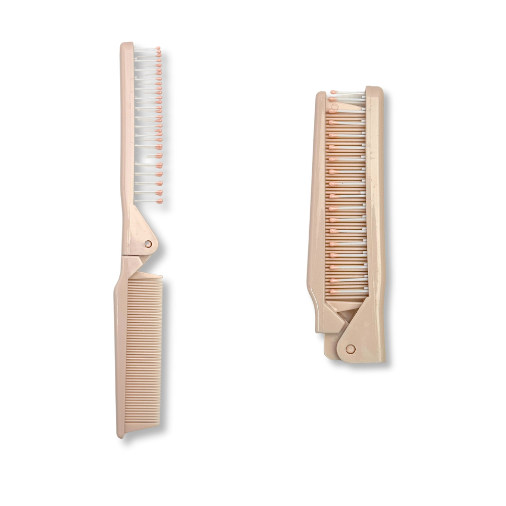 Foldable Twin Bristle Comb