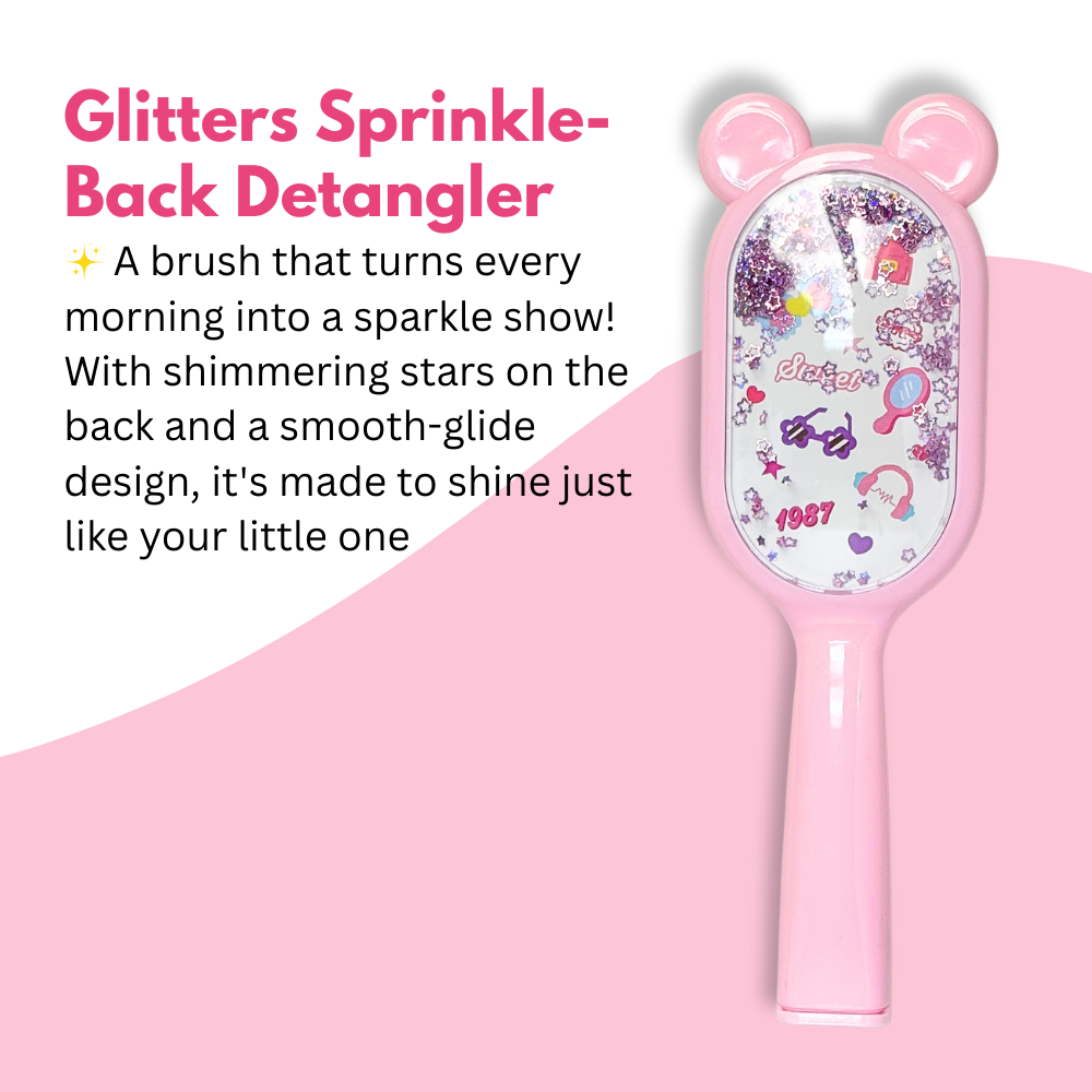 Bunny Sprinkle Hairbrush