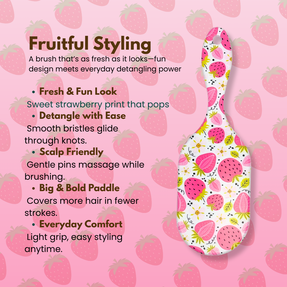 Kids Fruit Hairbrush