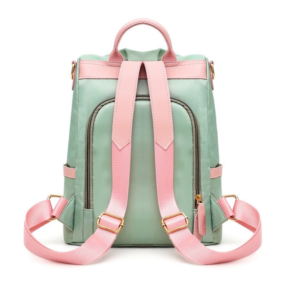 Pink Rainproof Multi-backpack