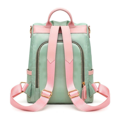 Pink Rainproof Multi-backpack