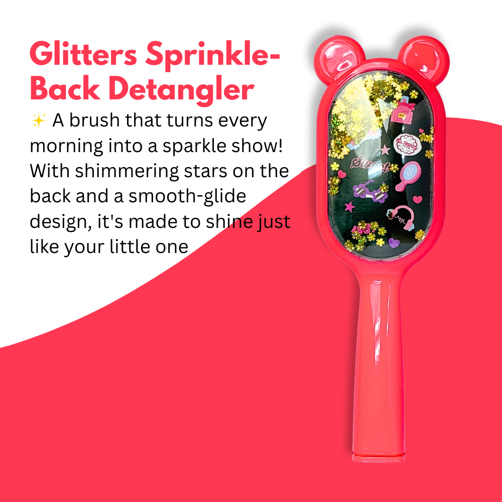 Bunny Sprinkle Hairbrush