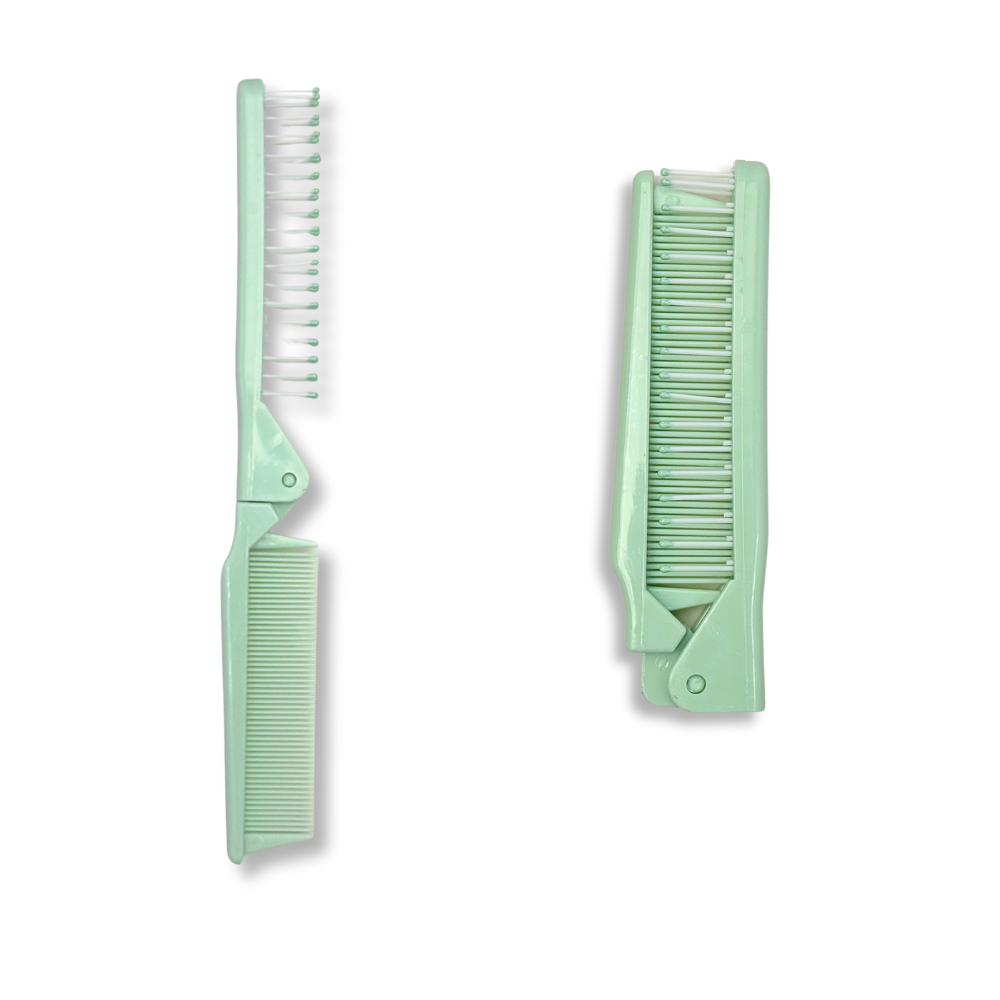 Foldable Twin Bristle Comb