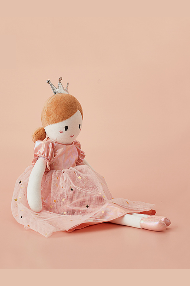 Kids Cute Pink Skirt Soft Doll for Girls – Cute & Cuddly Toy