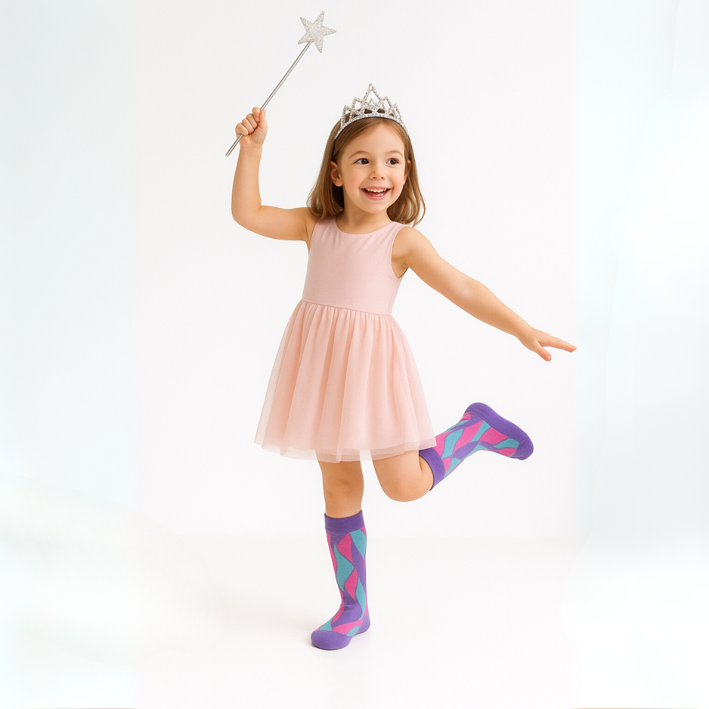 Abstract Elephant Funky Socks Set
