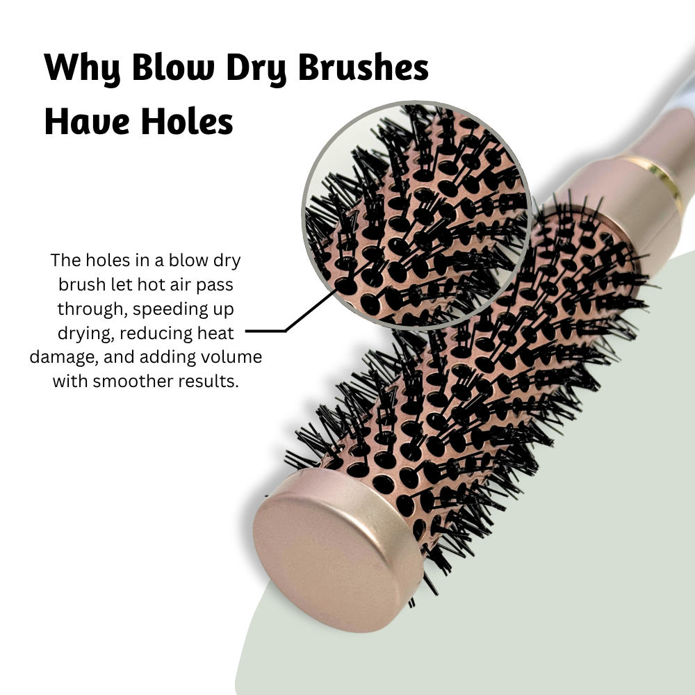 MarbleAir Metal Round Brush