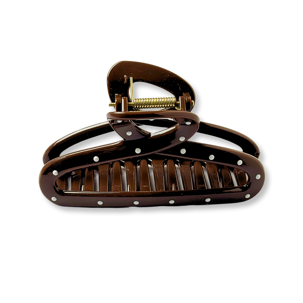 Polka Dot Claw Clip