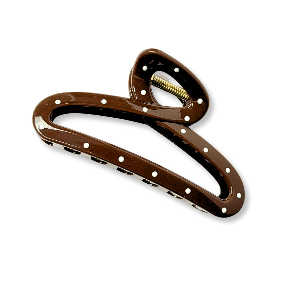 Polka Dot Claw Clip