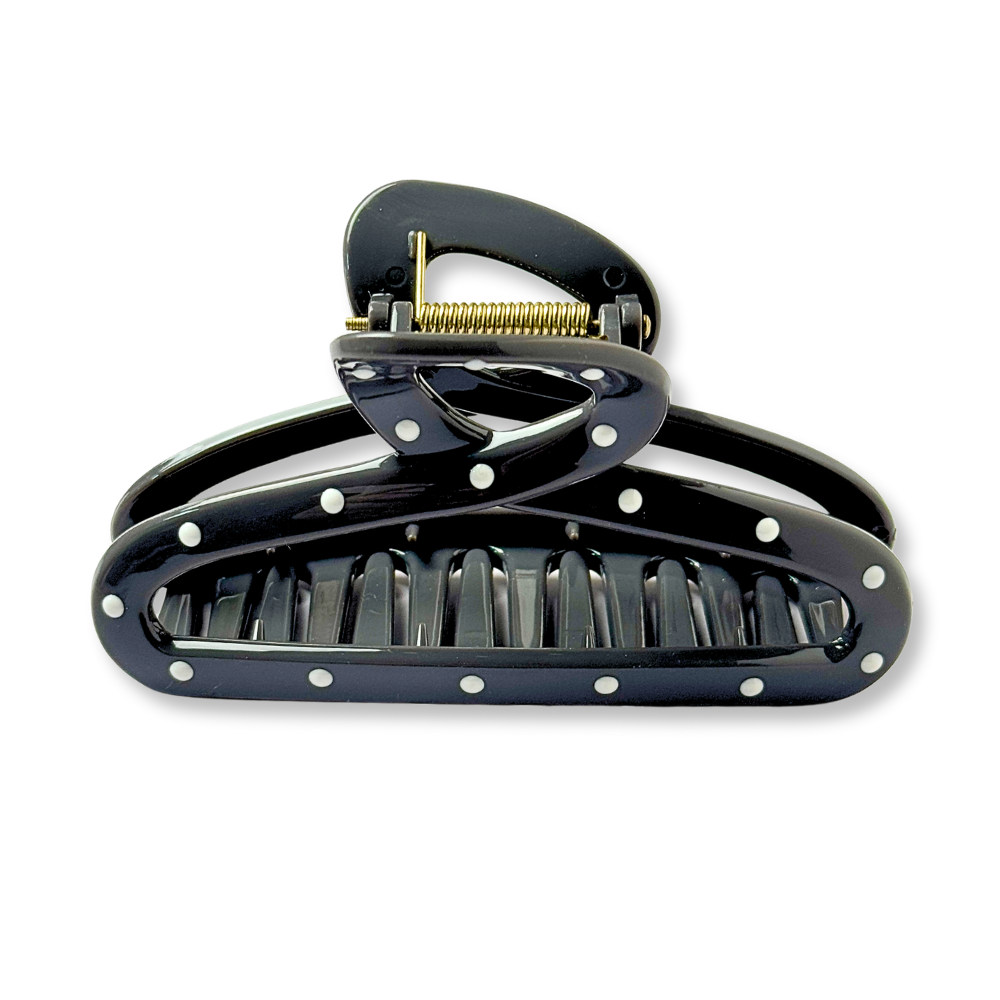 Polka Dot Claw Clip