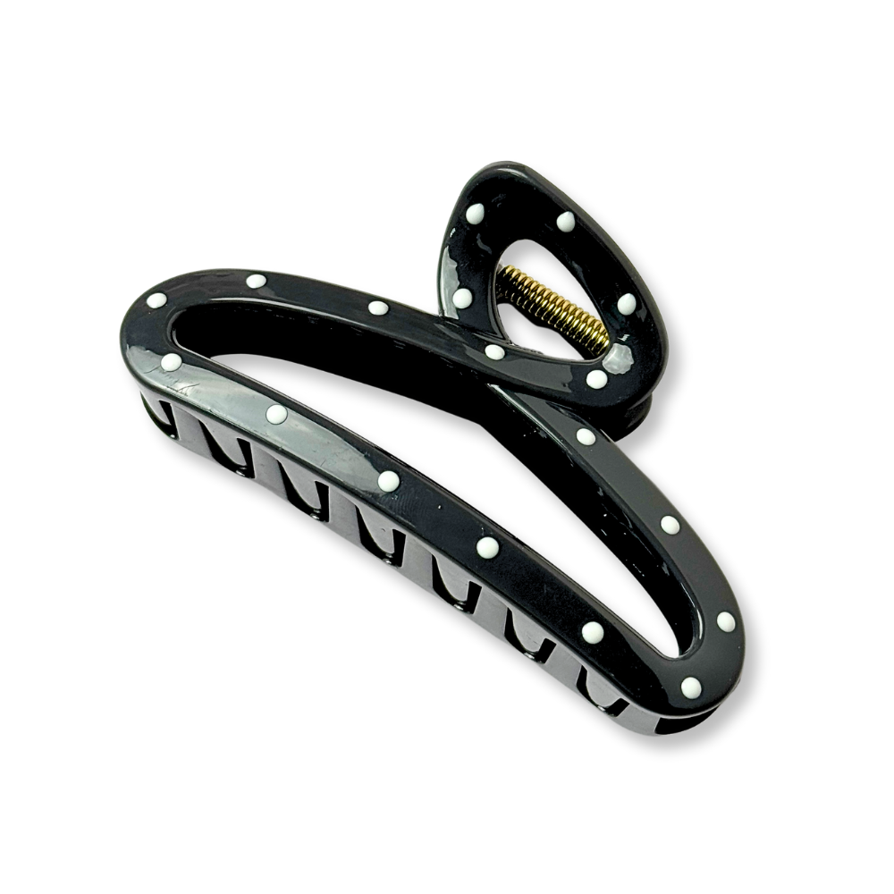 Polka Dot Claw Clip