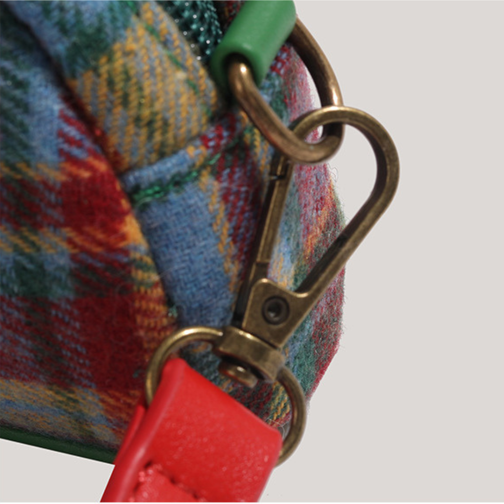 Mini plaid Crossbody Pouch