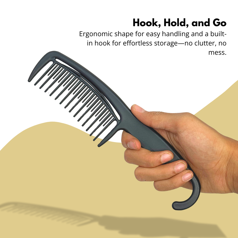 Wide Comb with Handle