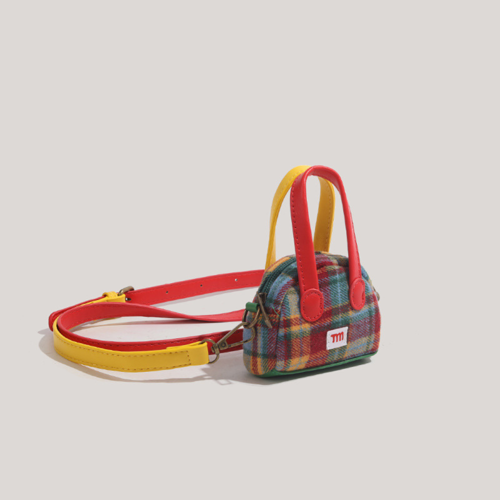 Mini plaid Crossbody Pouch