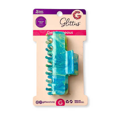 Blue Marble Claw Clip