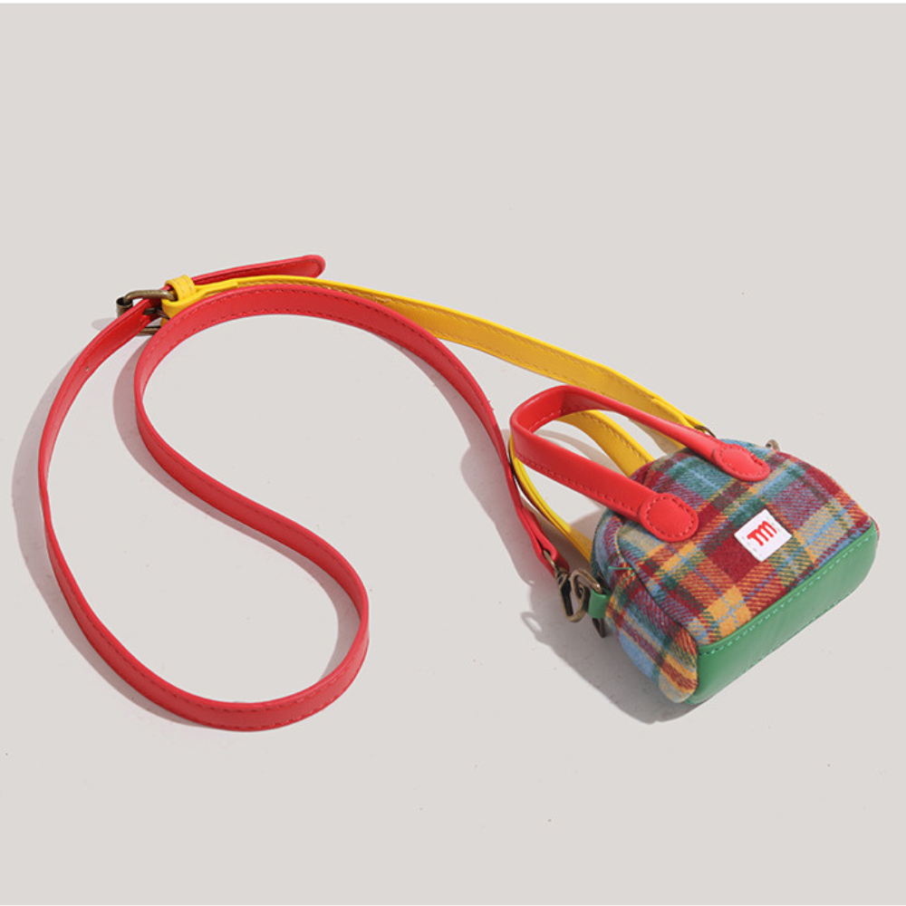 Mini plaid Crossbody Pouch
