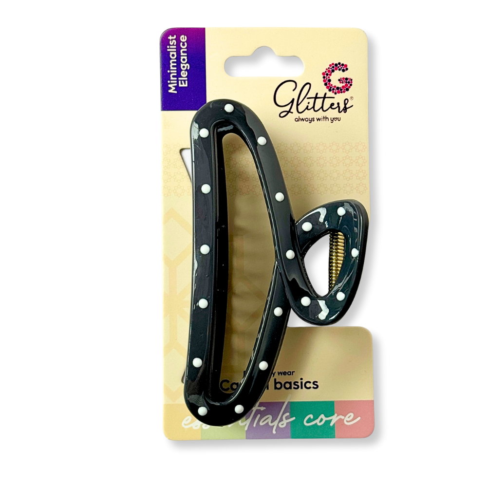 Polka Dot Claw Clip