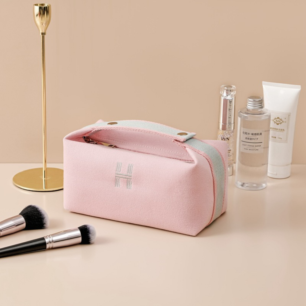 H Travel Makeup Pouch