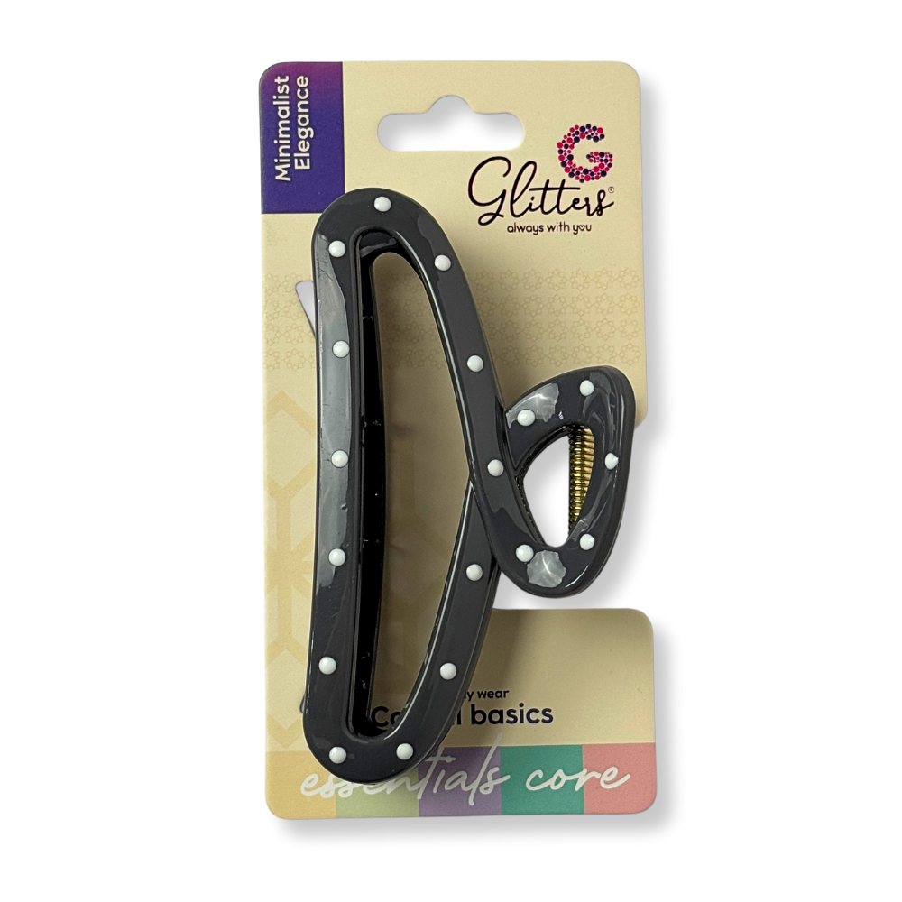 Polka Dot Claw Clip