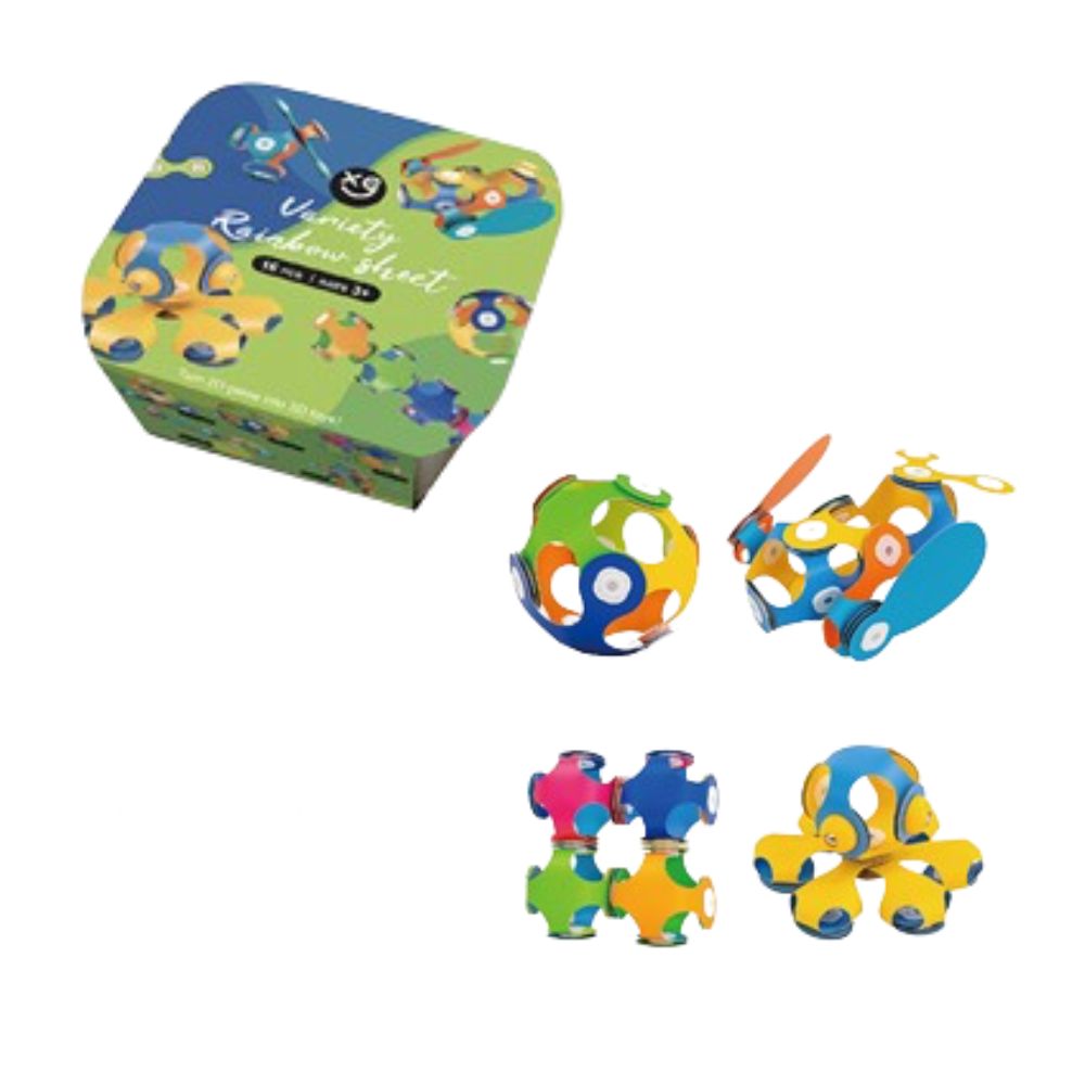 16pcs Rainbow Magnetic Toys